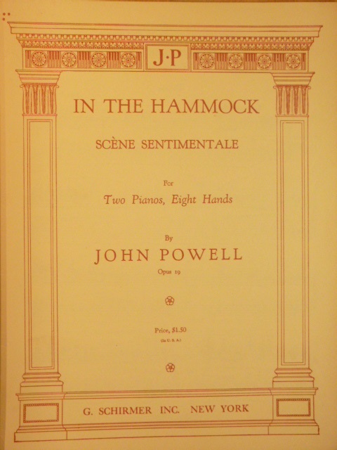 In the Hammock (Scene Sentimentale) Op. 19