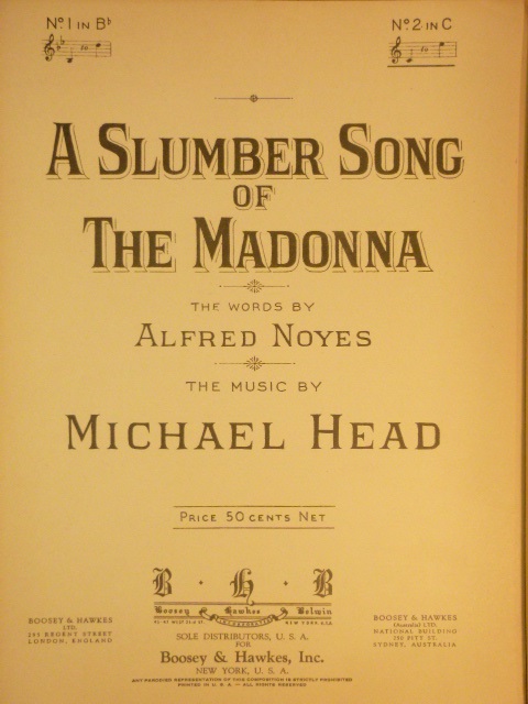 A Slumber Song of The Madonna