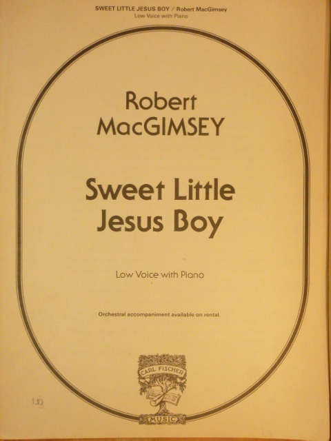 Sweet Little Jesus Boy