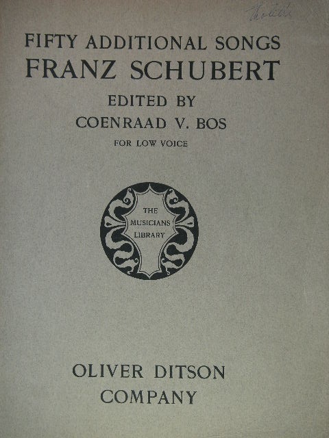 ALBUM: Fifty Additional Songs by Franz Schubert