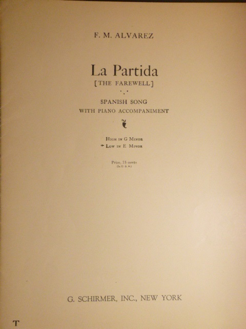 La Partida [The Farewell]