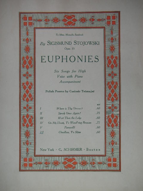 Euphonies (6) Op. 33