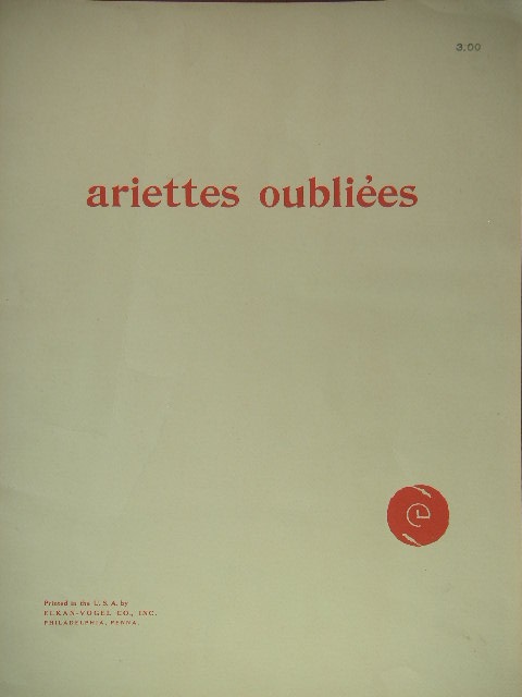 Ariettes Oubliees