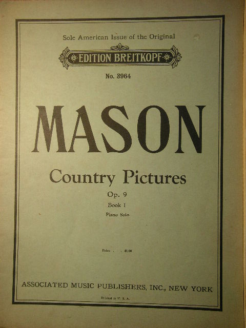 Country Pictures Op. 9 Book 1
