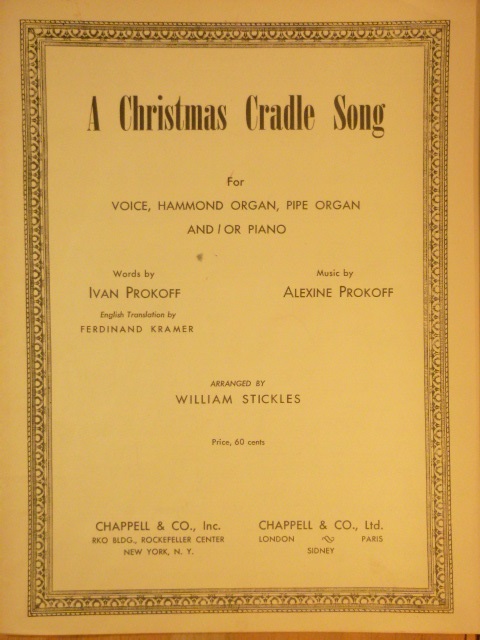 A Christmas Cradle Song