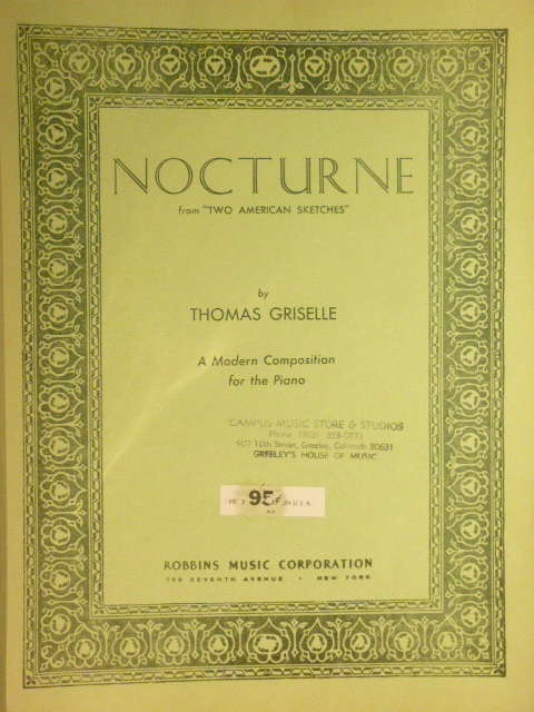 Nocturne (from 'Two American Sketches')
