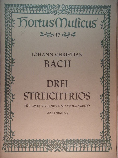Three String Trios (Op. 4, Nos. 2, 4, 6)