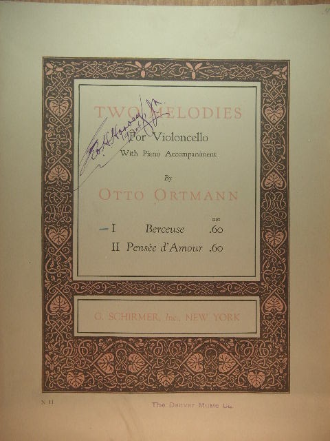 Berceuse/Pensee d'Amour (2 items)