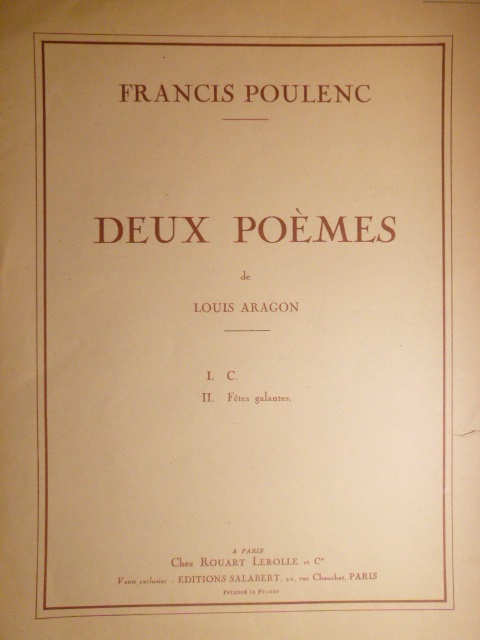 Deux Poems