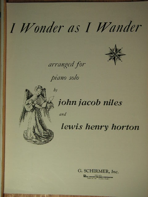 I Wonder as I Wander