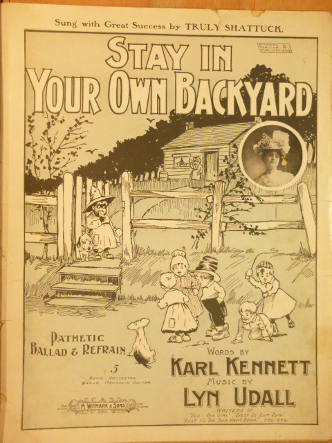 Stay In Your Own Backyard