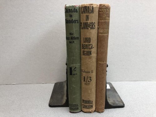 CANADA IN FLANDERS : The Offical Story of the Canadian Expeditionary Force ( volume 1-2-3 )