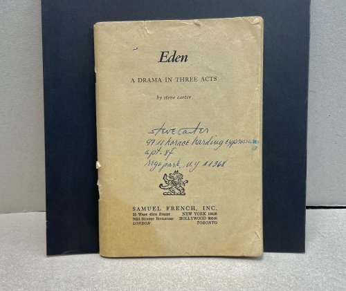 Image for Eden: A Drama in Three Acts ( signed ) Eden: A Drama in Three Acts ( signed )