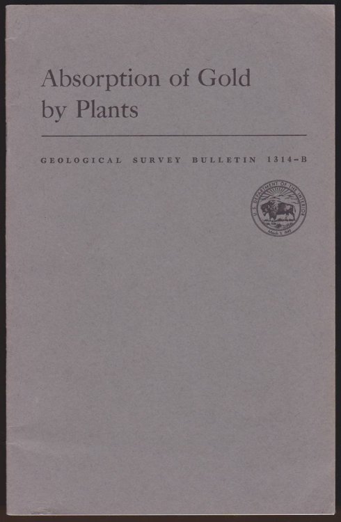 Image for ABSORPTION OF GOLD BY PLANTS ABSORPTION OF GOLD BY PLANTS