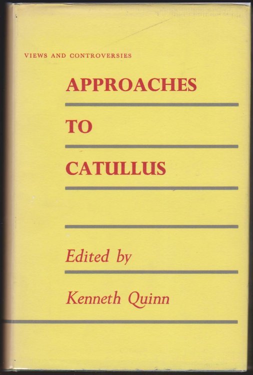 Image for APPROACHES TO CATULLUS APPROACHES TO CATULLUS
