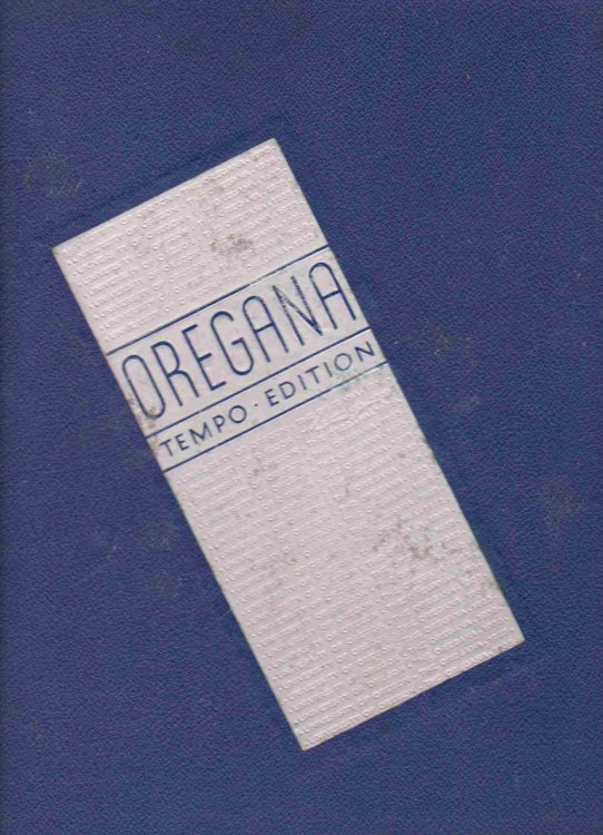 1935 OREGANA VOLUME 27 TEMPO EDITION