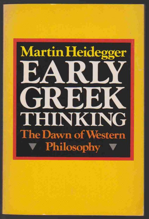 Image for EARLY GREEK THINKING EARLY GREEK THINKING