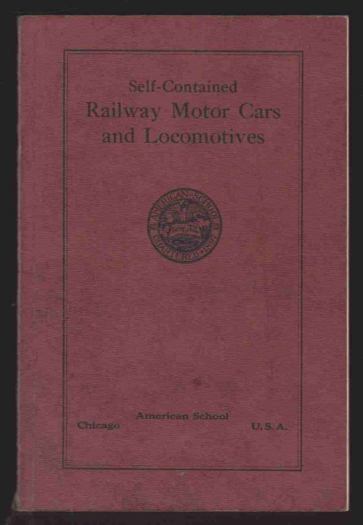 Image for SELF-CONTAINED RAILWAY MOTOR CARS AND LOCOMOTIVES Instruction Paper SELF-CONTAINED RAILWAY MOTOR CARS AND LOCOMOTIVES Instruction Paper