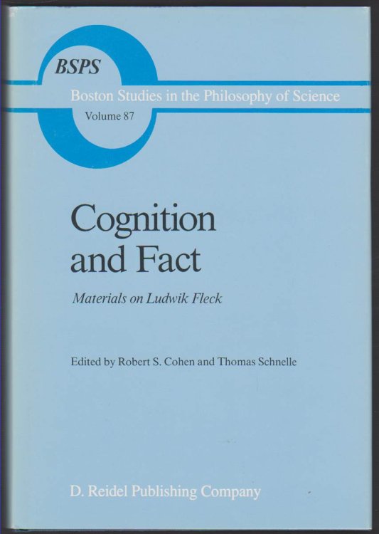 COGNITION AND FACT Materials on Ludwik Fleck