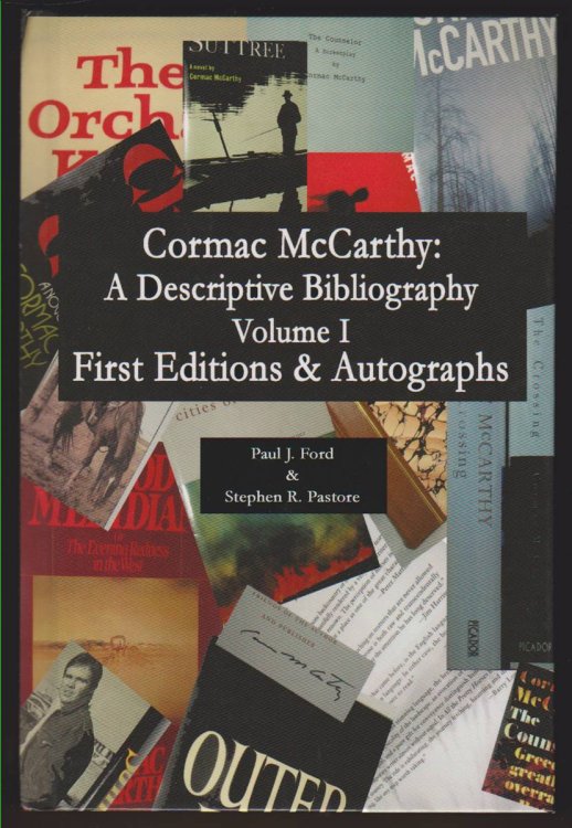 Image for CORMAC MCCARTHY A Descriptive Bibliography CORMAC MCCARTHY A Descriptive Bibliography