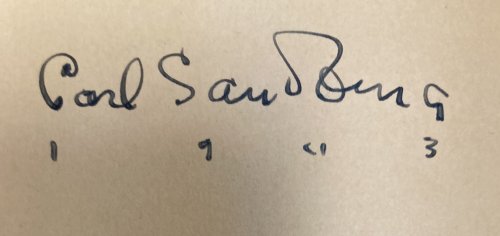 ABRAHAM LINCOLN: THE PRAIRIE YEARS (VOLUMES 1 AND 2) THE WAR YEARS (VOLUMES 1, 2, 3 AND 4) SIX VOLUME SET (SIGNED BY CARL SANDBURG)