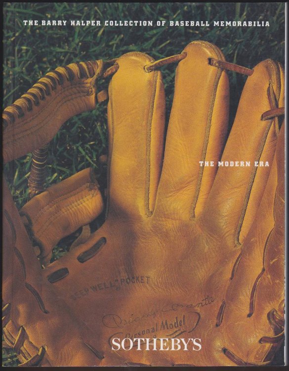THE BARRY HALPER COLLECTION OF BASEBALL MEMORABILIA THE MODERN ERA
