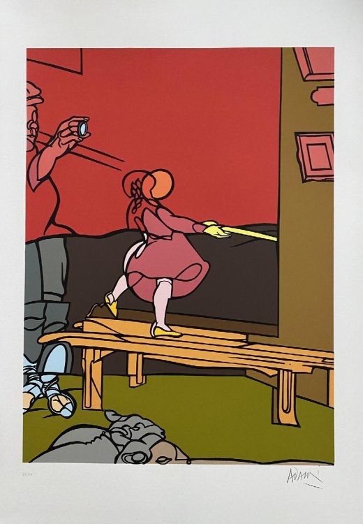 Image for La Bambina. Lithograph signed and numbered by the artist La Bambina. Lithograph signed and numbered by the artist