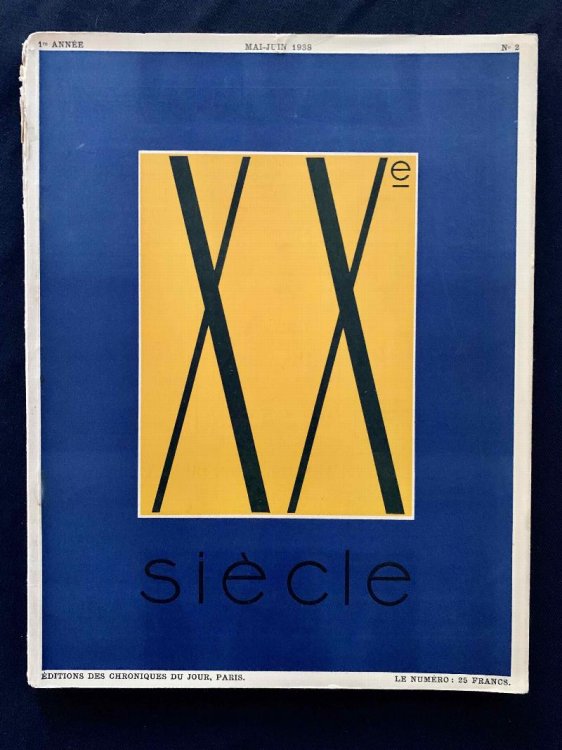 Image for XXe Sicle 2 1938. XXe Sicle 2 1938.