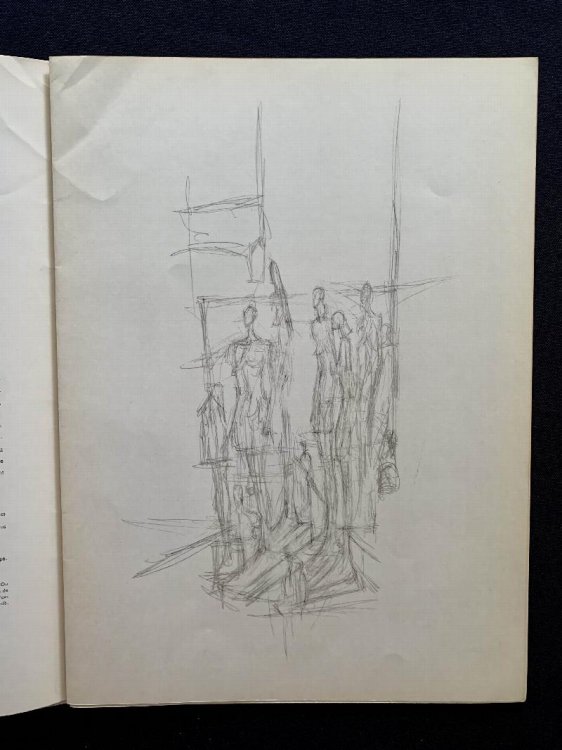 Image for Derrire le Miroir 98 1957. With 3 lithographs by Giacometti Derrire le Miroir 98 1957. With 3 lithographs by Giacometti