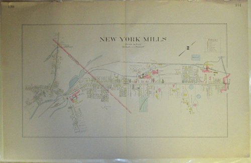 Image for New York Mills Plat Map 1907 New York Mills Plat Map 1907