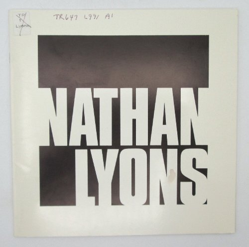 Image for Notations in Passing, Photographs by Nathan Lyons Notations in Passing, Photographs by Nathan Lyons