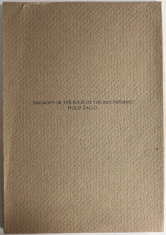 Image for The Mope or the Book of the Red Herring: Philip Gallo (Signed Ltd Ed) The Mope or the Book of the Red Herring: Philip Gallo (Signed Ltd Ed)