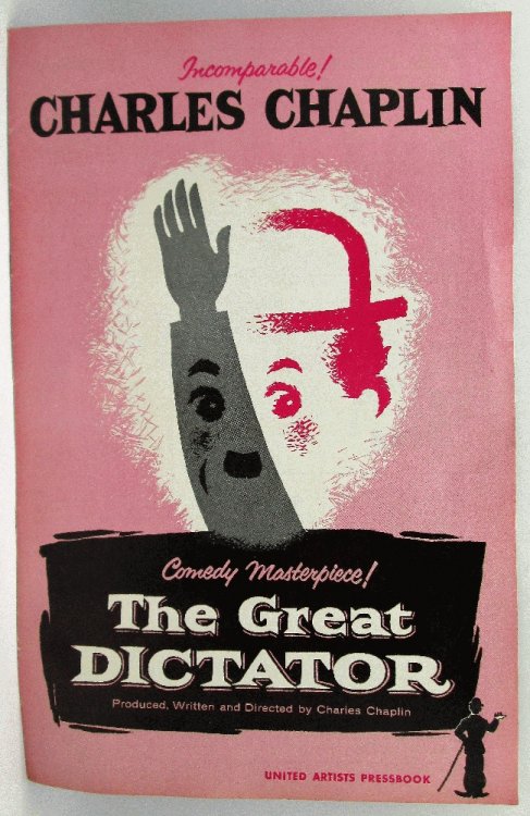 Image for Charles Chaplin, The Great Dictator Pressbook (1958) Charles Chaplin, The Great Dictator Pressbook (1958)