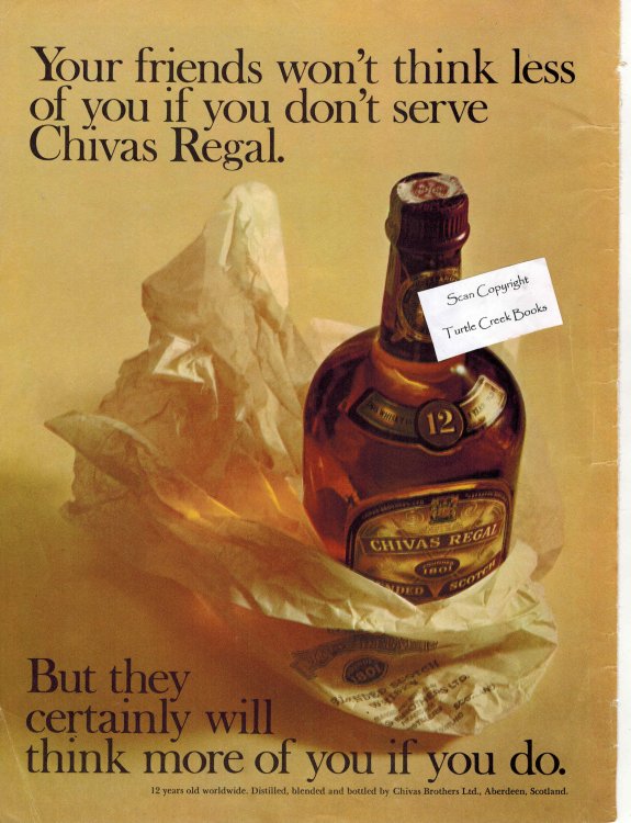 Image for Chivas Regal Scotch Whiskey Ad - 1972 Vintage Advertisement Chivas Regal Scotch Whiskey Ad - 1972 Vintage Advertisement