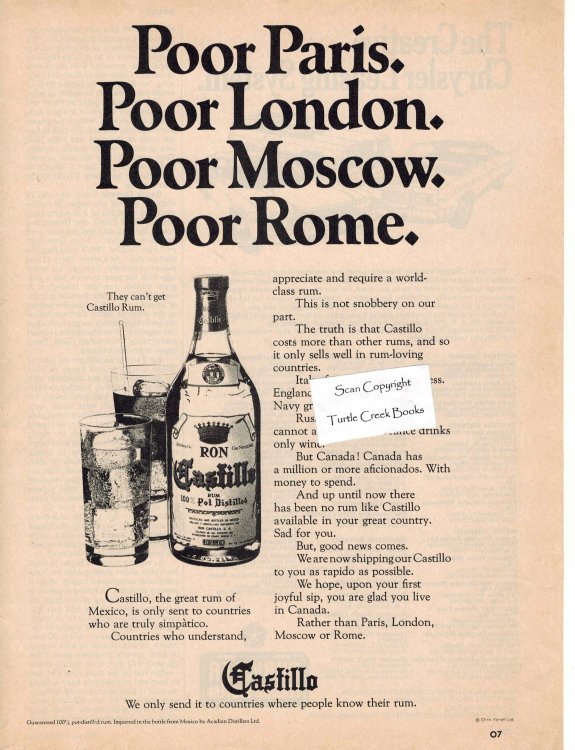 Image for Castillo Ron ( Rum) Ad - 1972 Vintage Advertisement Castillo Ron ( Rum) Ad - 1972 Vintage Advertisement