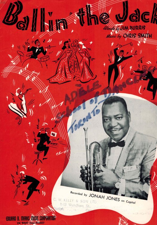 Image for Ballin' ( Balling ) The Jack - Piano Sheet Music as Played By Jonah Jones Ballin' ( Balling ) The Jack - Piano Sheet Music as Played By Jonah Jones