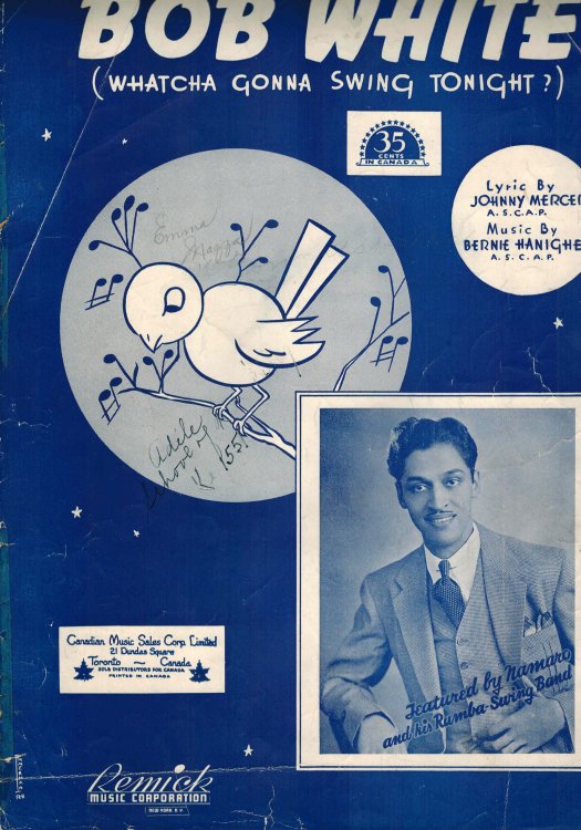 Image for Bob White Whatcha Gonna Swing Tonight - Piano Sheet Music Bob White Whatcha Gonna Swing Tonight - Piano Sheet Music