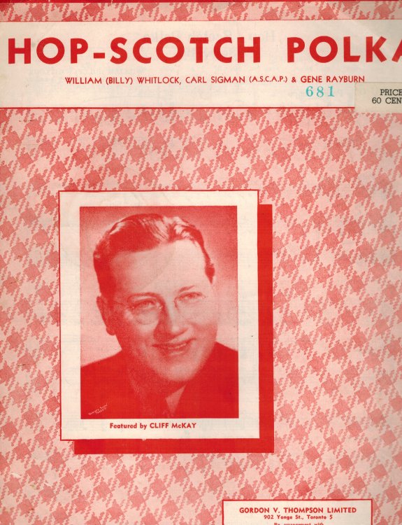 Image for Hop Scotch Polka - Vintage Sheet Music with Cliff McKay Cover Hop Scotch Polka - Vintage Sheet Music with Cliff McKay Cover