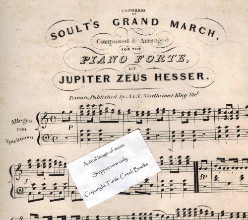 Image for Congress of Soult's Grand March - Vintage Piano Sheet Music Congress of Soult's Grand March - Vintage Piano Sheet Music