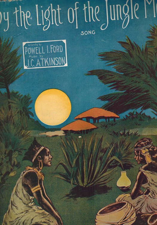 Image for by the Light of the Jungle Moon - Sheet Music 1911 by the Light of the Jungle Moon - Sheet Music 1911