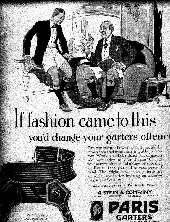 Image for ORIGINAL ADVERTISEMENT Paris Garter 1927 ORIGINAL ADVERTISEMENT Paris Garter 1927