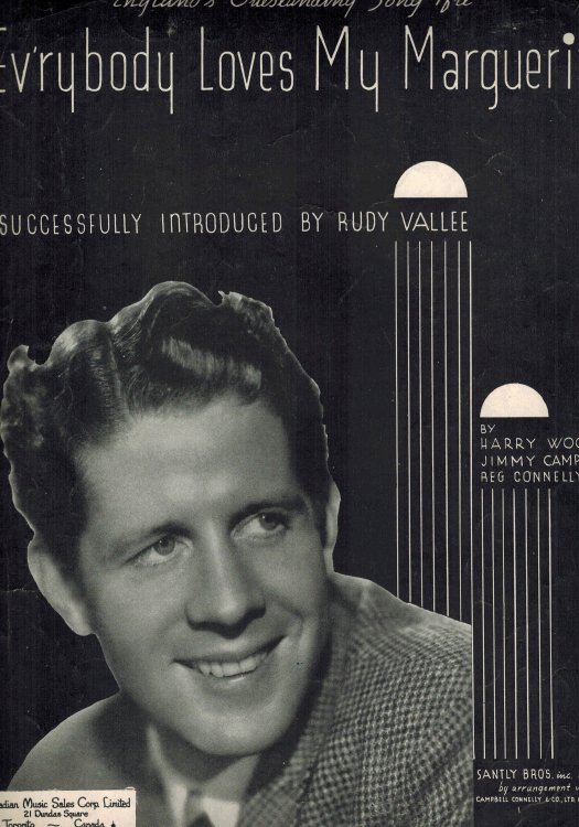 Image for Ev'rybody ( Everybody ) Love My Marguerite Sheet Music Rudy Vallee Cover Ev'rybody ( Everybody ) Love My Marguerite Sheet Music Rudy Vallee Cover