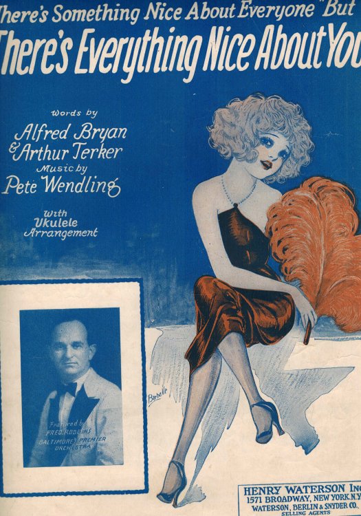 Image for There's Something Nice About Everyone But There's Everything Nice About You - Vintage Sheet Music Fred Robbins Cover There's Something Nice About Everyone But There's Everything Nice About You - Vintage Sheet Music Fred Robbins Cover