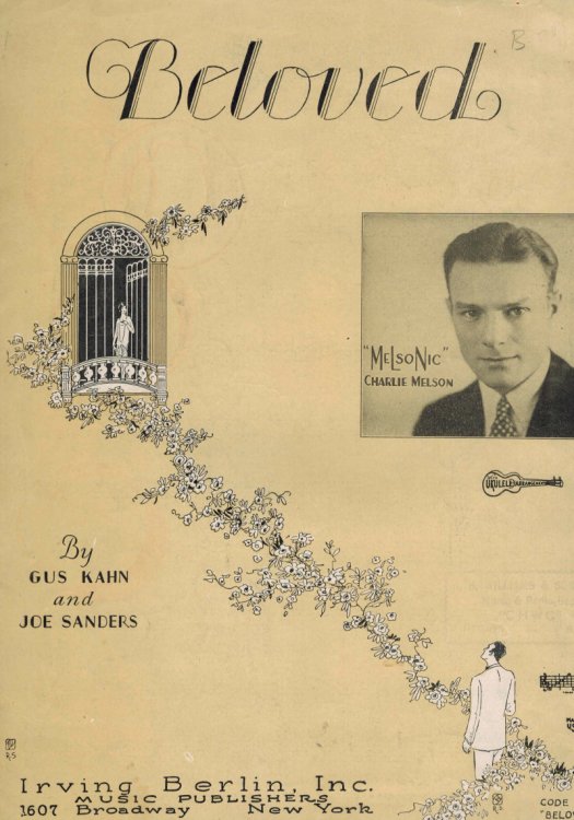 Image for Beloved - Vintage Sheet Music - Melsonic Charlie Melson Cover Beloved - Vintage Sheet Music - Melsonic Charlie Melson Cover
