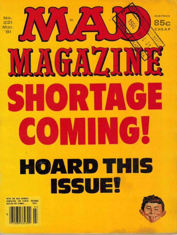 Image for Mad Magazine No. 221 March 1981 - The Shining Movie Parody Mad Magazine No. 221 March 1981 - The Shining Movie Parody