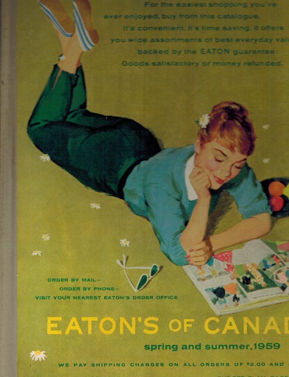 Image for T. Eaton Co. - Eaton's Spring and Summer Mail 1959 Order Catalogue Catalog T. Eaton Co. - Eaton's Spring and Summer Mail 1959 Order Catalogue Catalog