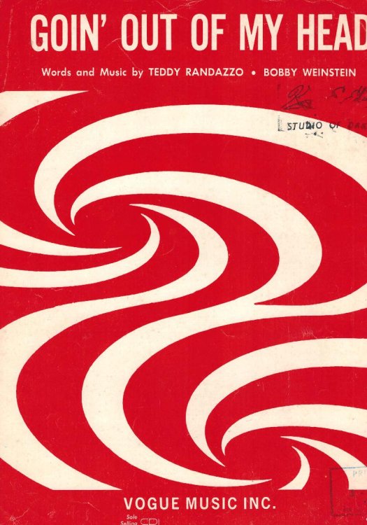 Image for Goin' ( Going ) Out of My Head - Sheet Music Goin' ( Going ) Out of My Head - Sheet Music