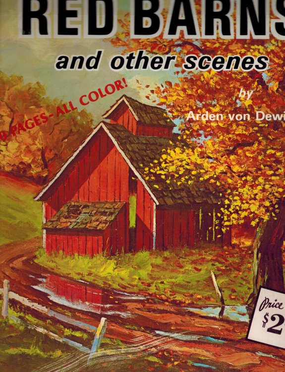 Red Barns and other Scenes - Walter T. Foster How to Draw Artbook Publication No. 111