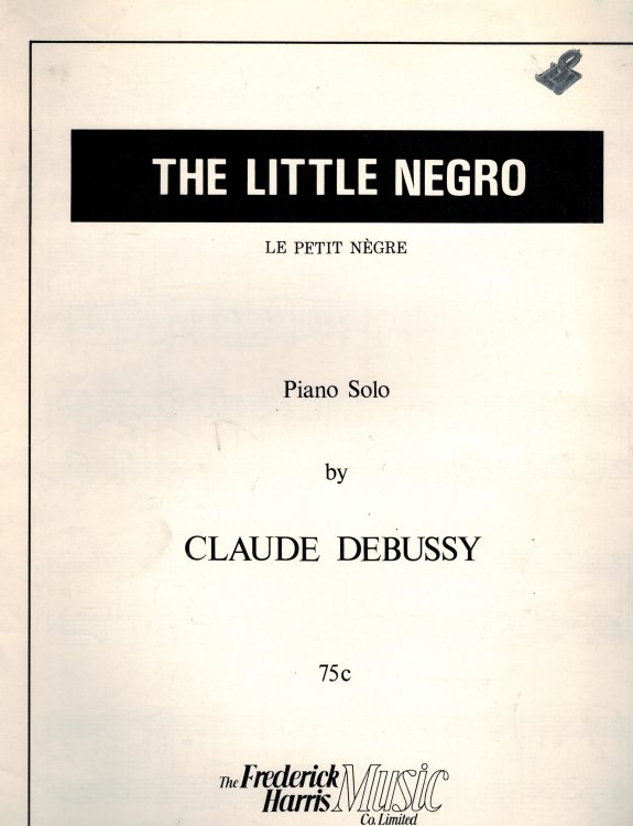 Image for The Little Negro - Le Petit Negre- Piano Solo Sheet Music The Little Negro - Le Petit Negre- Piano Solo Sheet Music