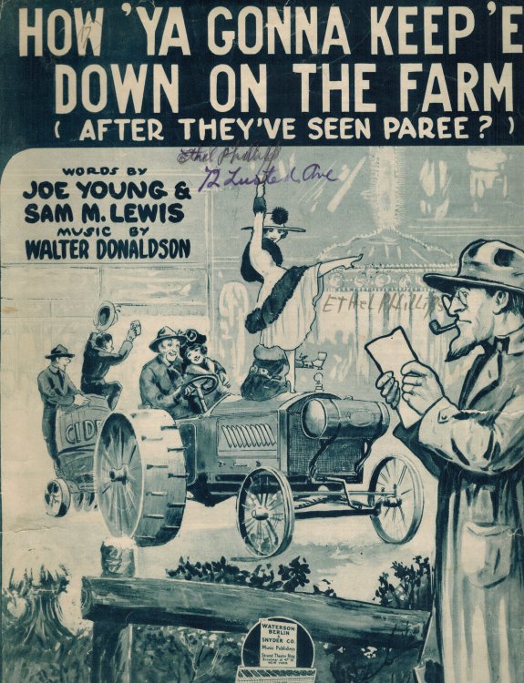 Image for How 'Ya Gonna keep 'Em Down on the Farm after They've Seen Paree How 'Ya Gonna keep 'Em Down on the Farm after They've Seen Paree